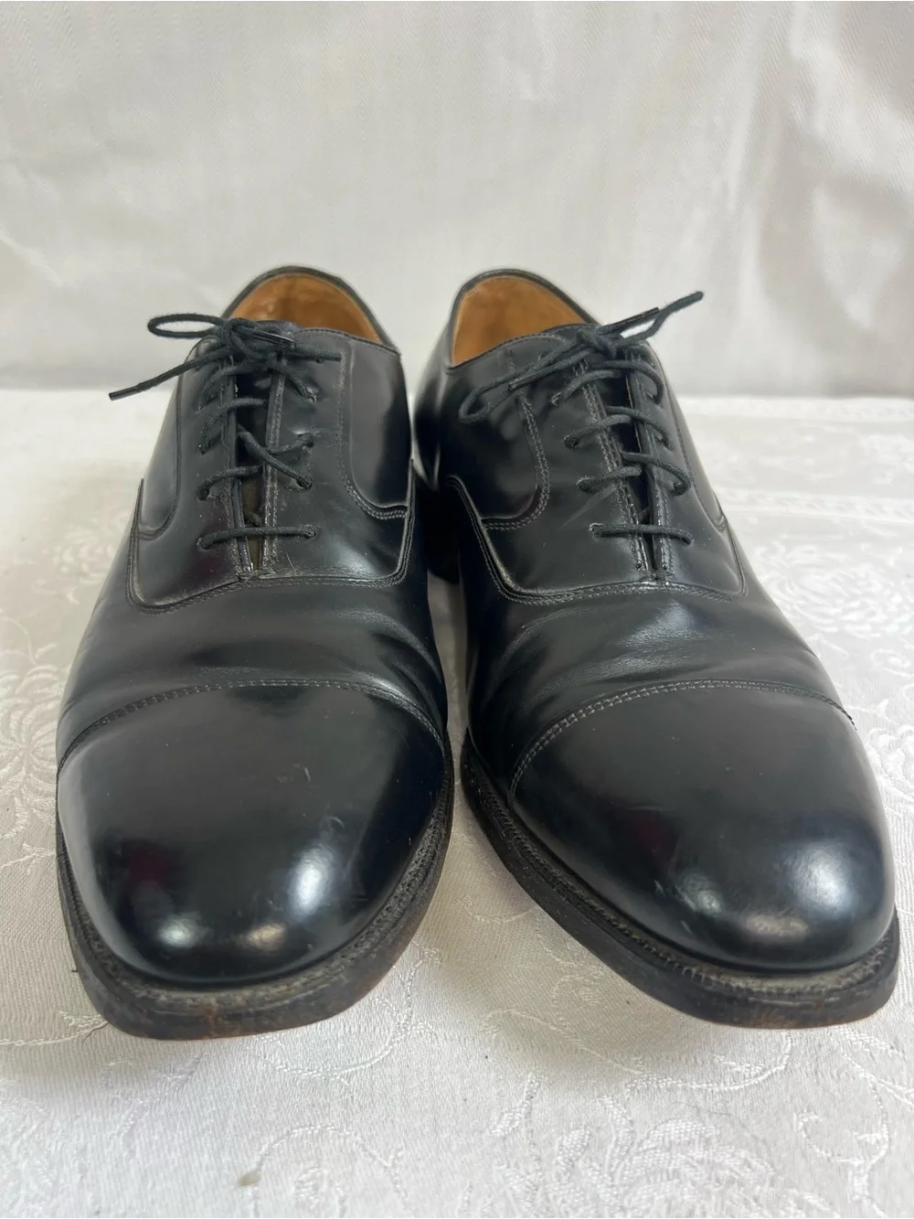 Johnston & Murphy Limited Men’s Dress Shoes Black Leather Lace Up 9.5